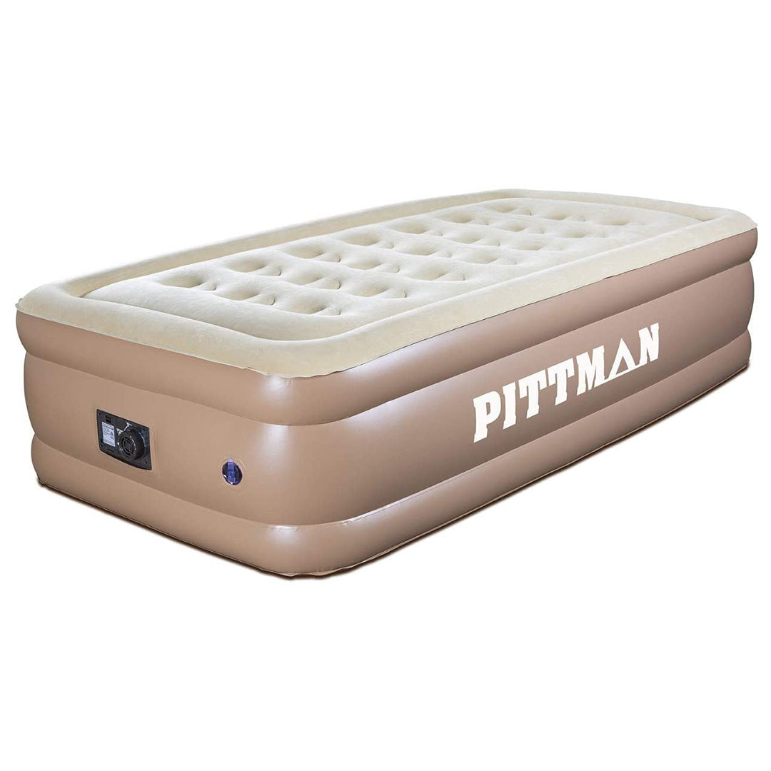  AirBedz PPITWIN18 Pittman Twin Never Leak Double Air Mattress w/Built-in Pump 