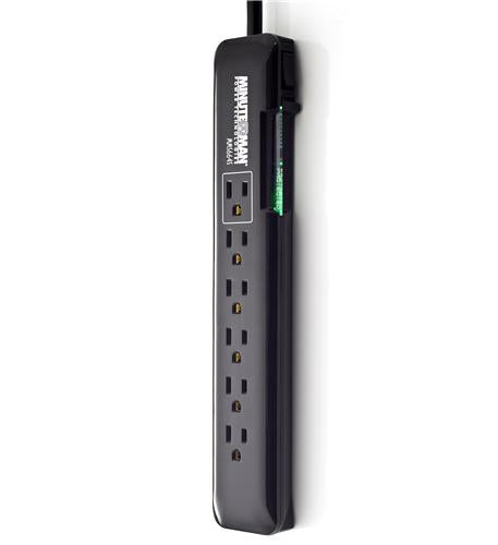  Minuteman ups MMS664S Slimline 6 Outlet Surge Strip, 1080j 