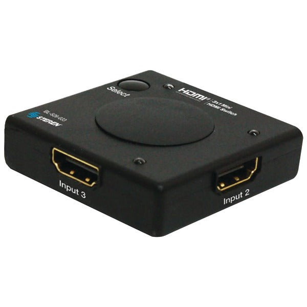  Steren BL-526-033 HDMI 3 x 1 Mini Switcher 