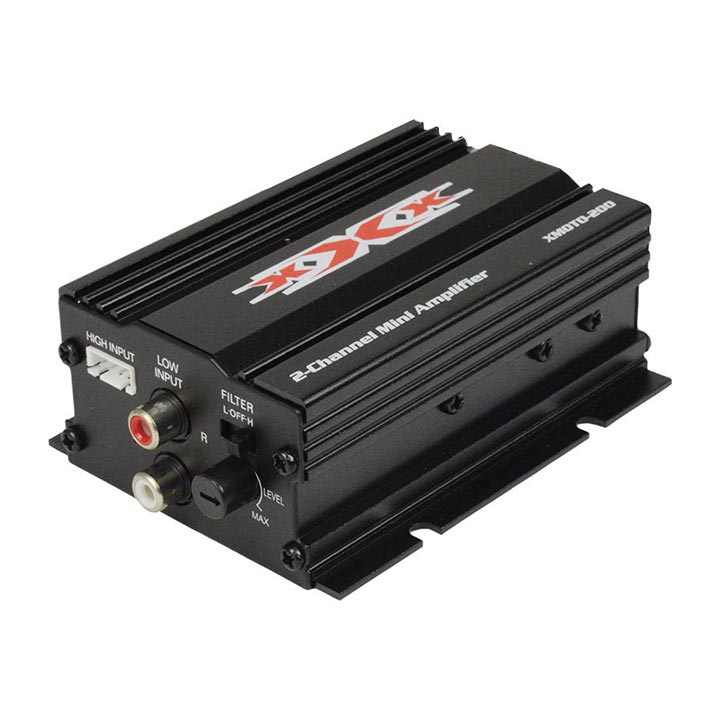  XXX XMOTO200 2 Channel mini amplifier 