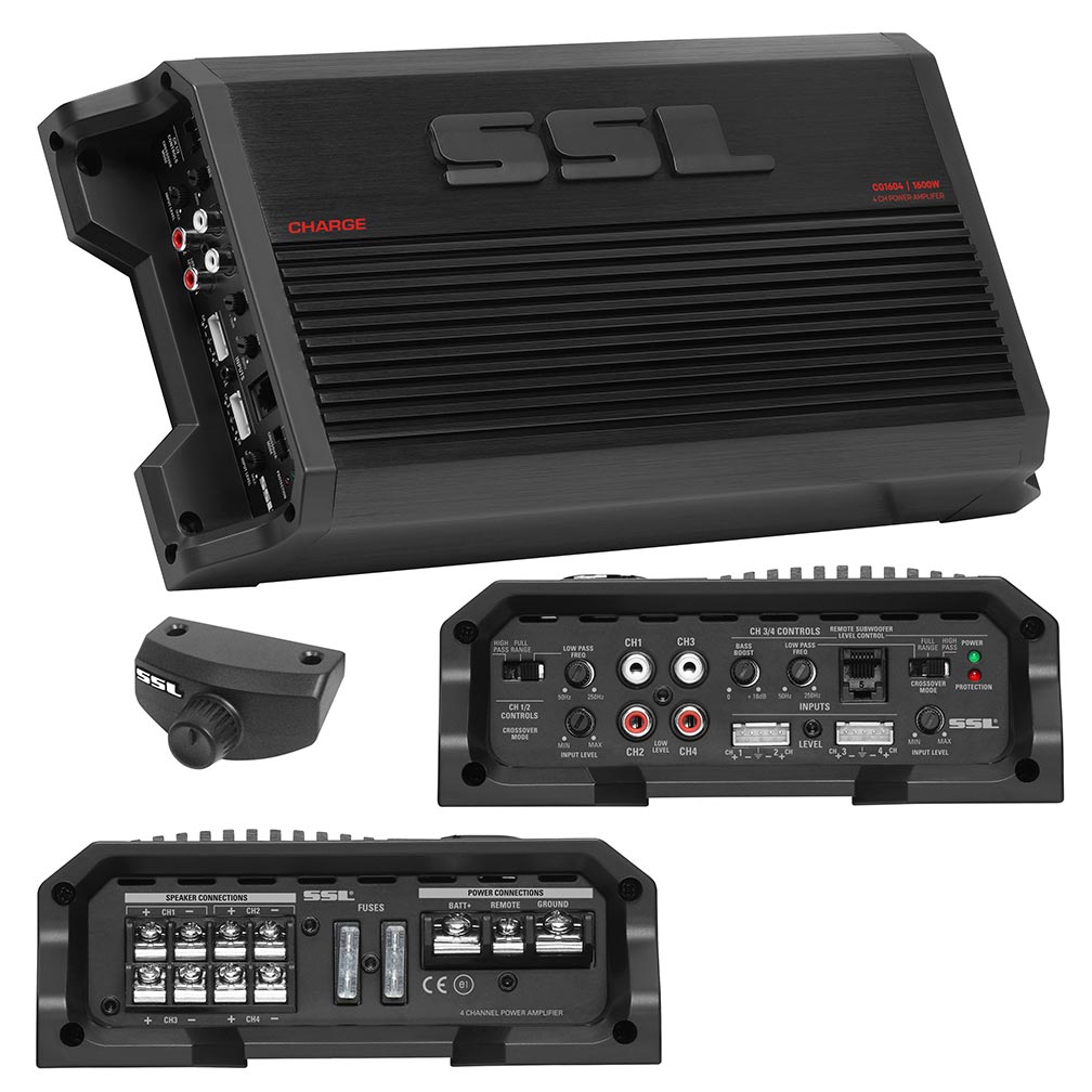  Soundstorm CG1604 Charge mini Amplifier 1600 Watt 4 Channel 