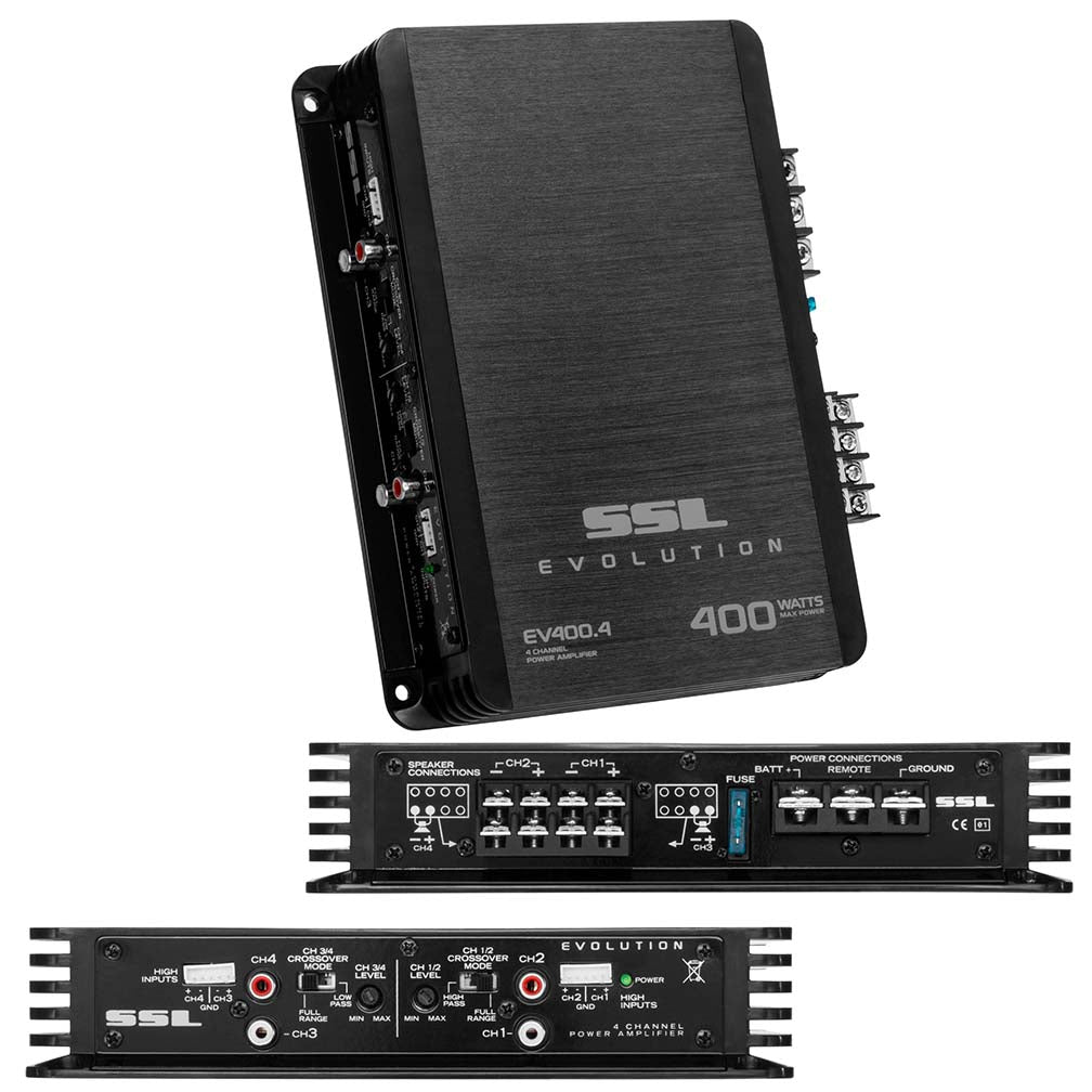  Soundstorm EV4004 Small 4CH Amplifier 400W 