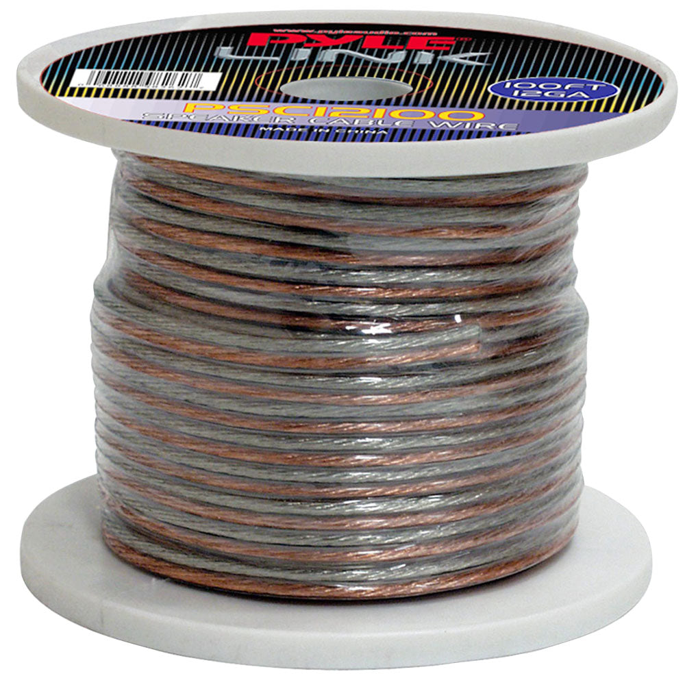  Pyle PSC12100 12 Gauge 100 ft. Spool of High Quality Speaker Wire 