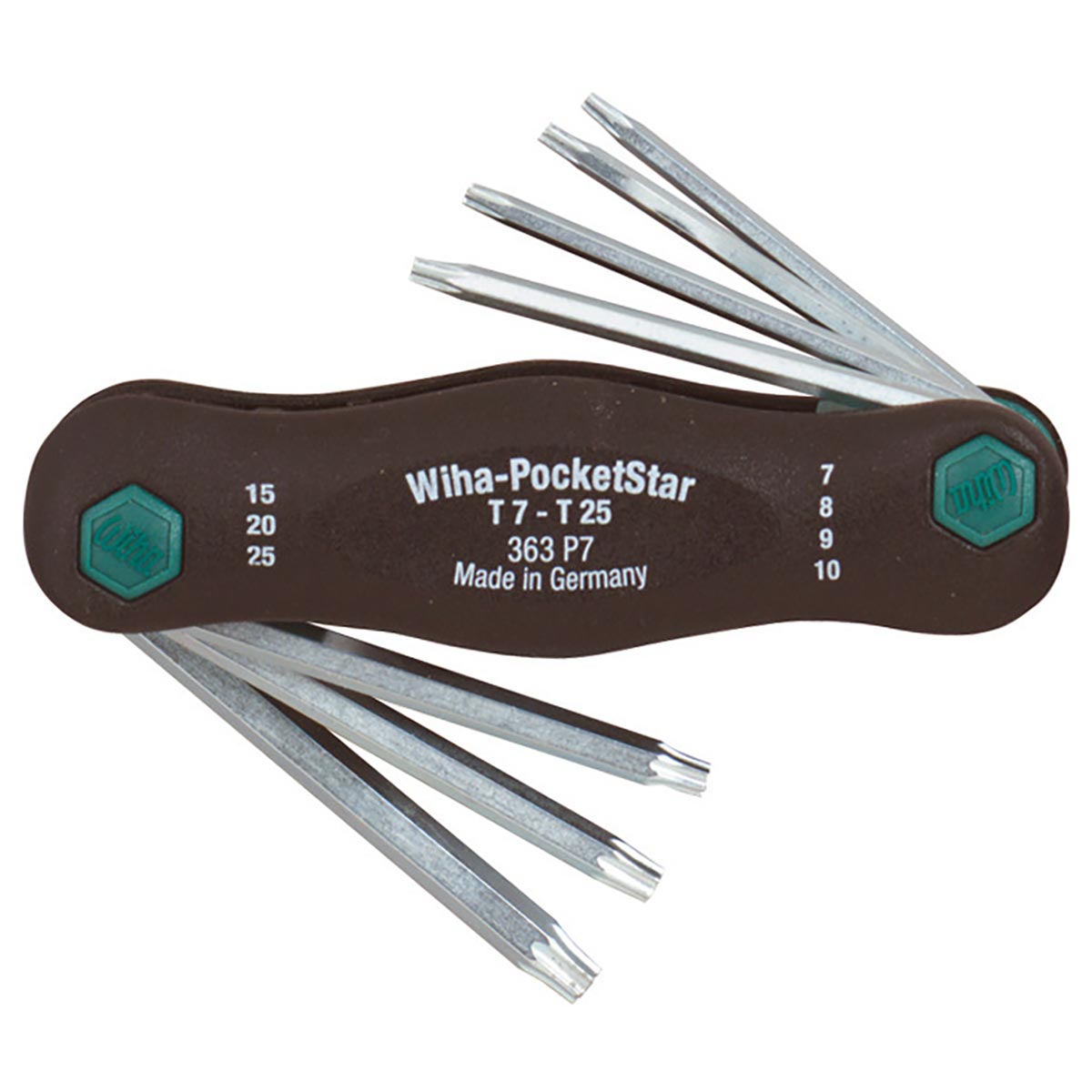  Wiha 36396 Torx PocketStar Fold Out Set – 7 Piece Set 