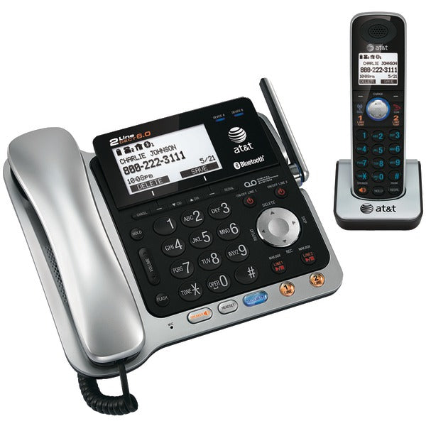  AT&T TL86109 DECT 6.0 2-Line Connect-to-Cell 