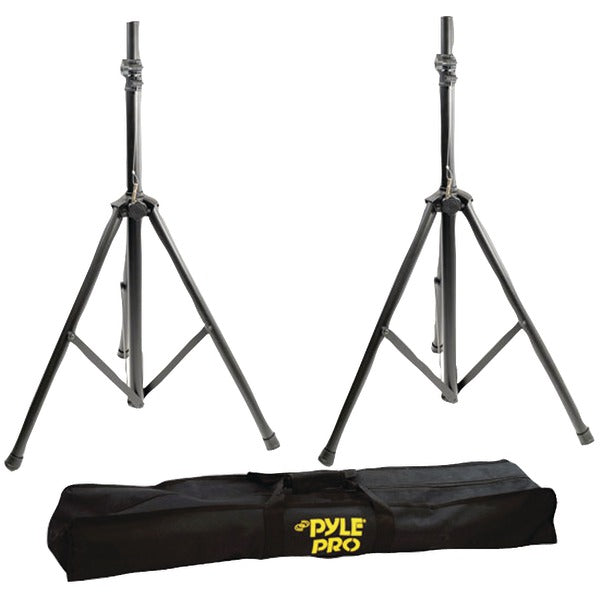  Pyle Pro PSTK103 Dual Universal Speaker Stand Mount Holders Adjustable to 8' Ft 