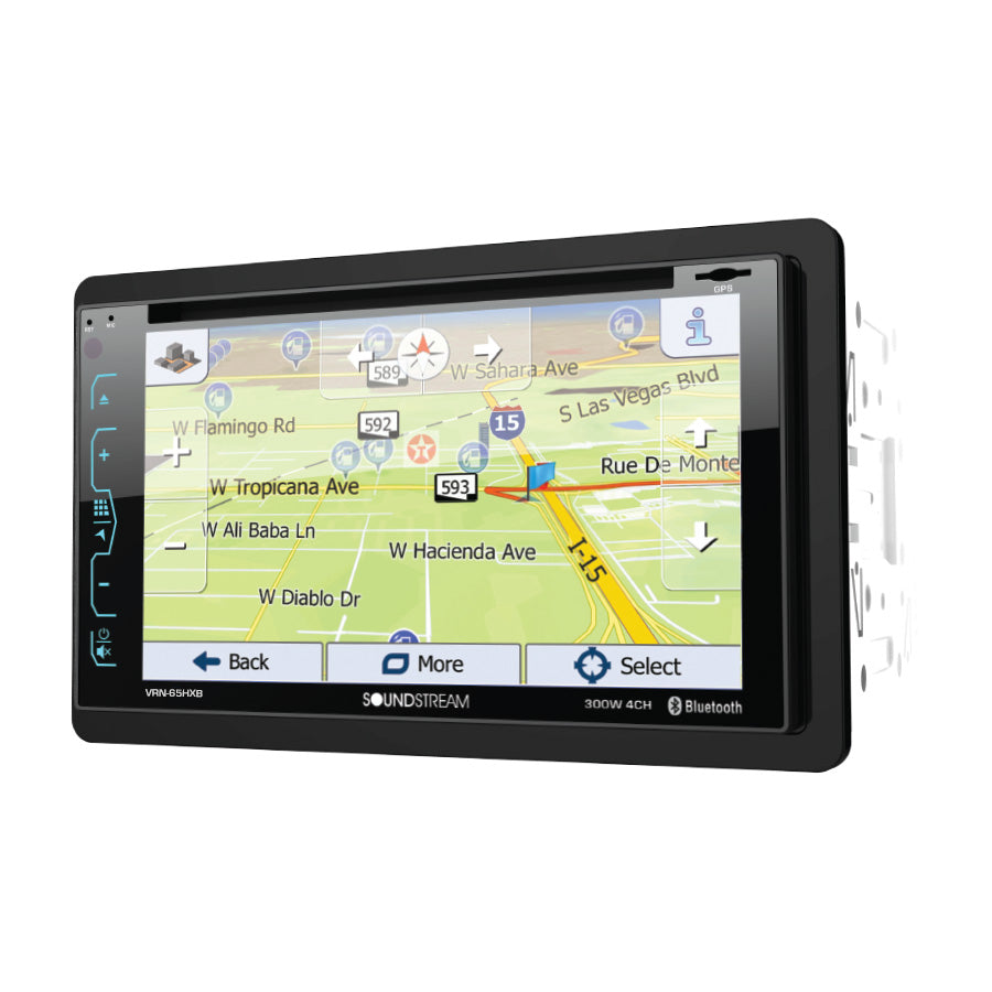  SoundStream VRN65HXB 2-DIN AptiX Source Unit w/ iGO GPS SXM Ready & 62" LCD 