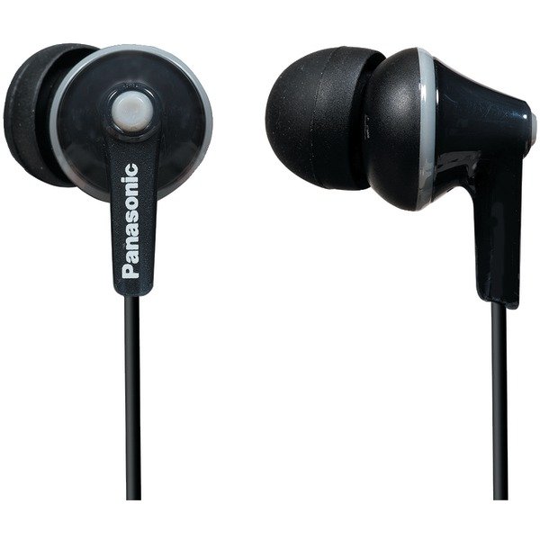  Panasonic RP-HJE125-K HJE125 ErgoFit In-Ear Earbuds (Black) 