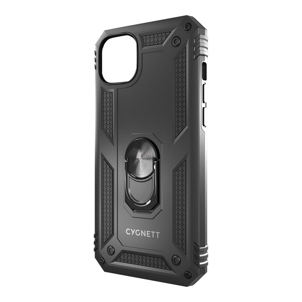  Cygnett CY4214CPSPC Rugged Phone Case, Black (for iPhone 14 Plus) 