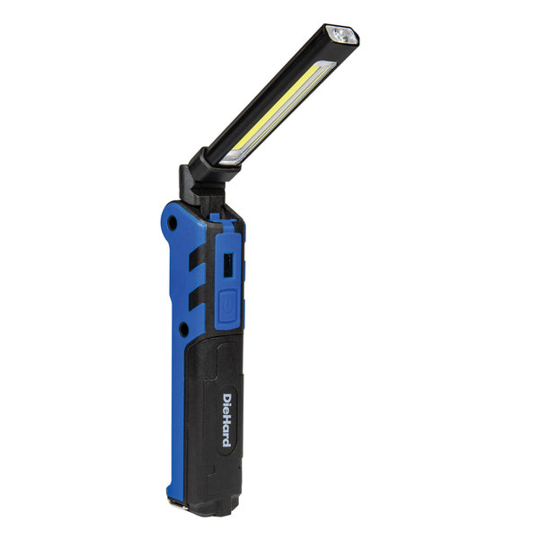  DieHard 41-6643 450-Lumen Folding Rechargeable COB LED Flex Work Light 