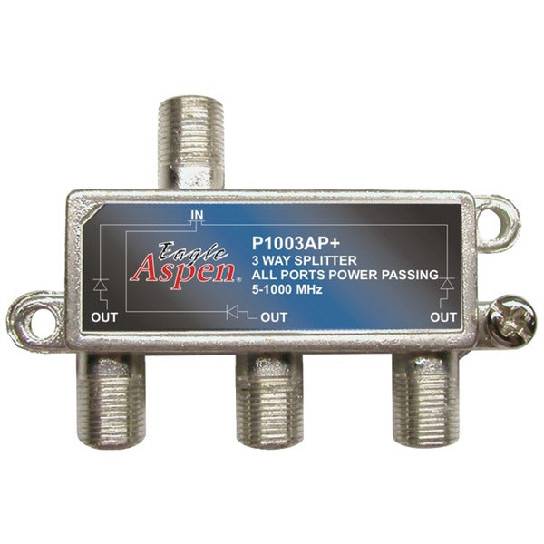  Eagle Aspen 500303 1,000MHz Splitter (3 Way) 