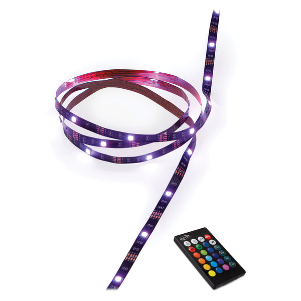  iLive IAT61B 32-LED Light Strip, 6.5 Ft. 