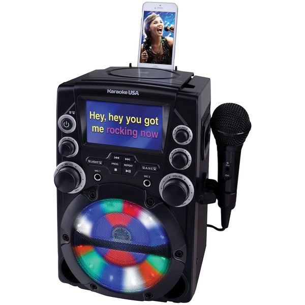  Karaoke USA GQ740 CD+G Karaoke System with 4.3-In. Color TFT Screen 