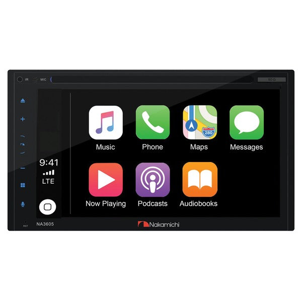  Nakamichi NM-NA3605 6.8-Inch WVGA Double-DIN In-Dash DVD Receiver 