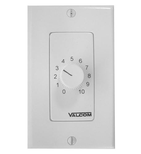  Valcom V-2992-W Wall Mount Volume Control, Dec 