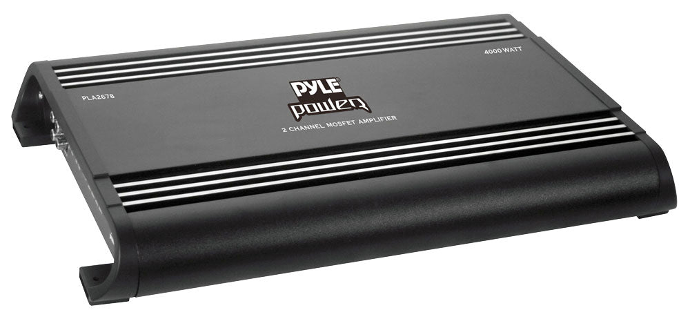  Pyle PLA2678 2 Channel 4000 Watts Bridgeable Mosfet Amplifier 