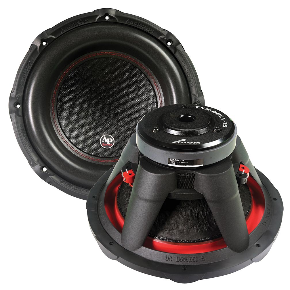  Audiopipe TXXBDC115 15" Woofer 1600W Max 4 Ohm DVC 