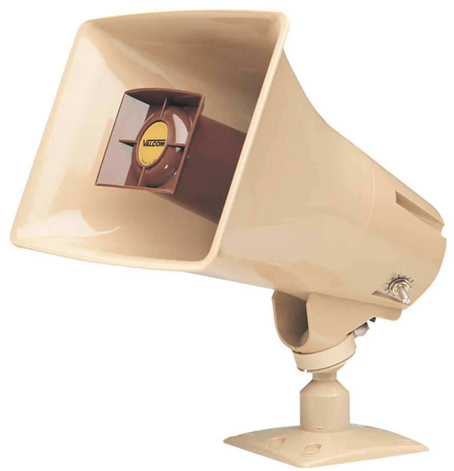  Valcom V-1030C 5watt 1way Paging Horn Beige 