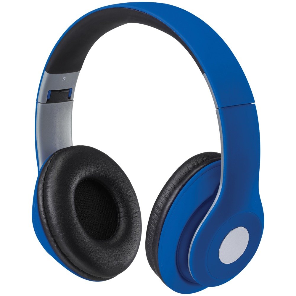  iLive IAHB48MBU Bluetooth Over-the-Ear Headphones w/Microphone (Matte Blue) 