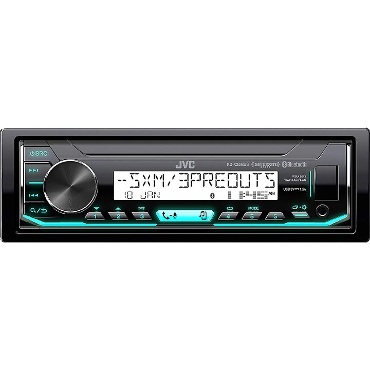  JVC KDX35MBS Marine Mechless AM / FM / Bluetooth / Sat ready 