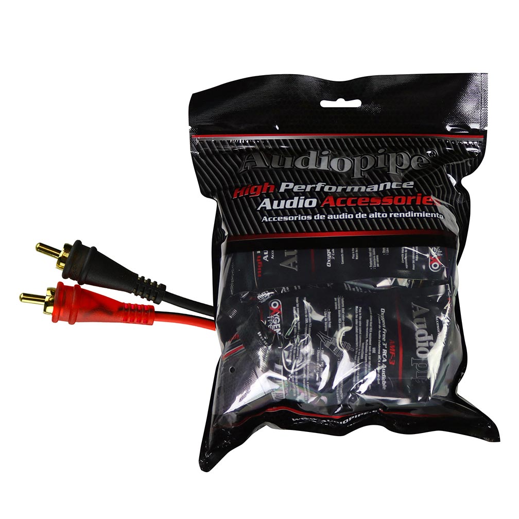  Audiopipe AMF6 6ft Oxygen Free RCA Cable - 10pcs per bag 