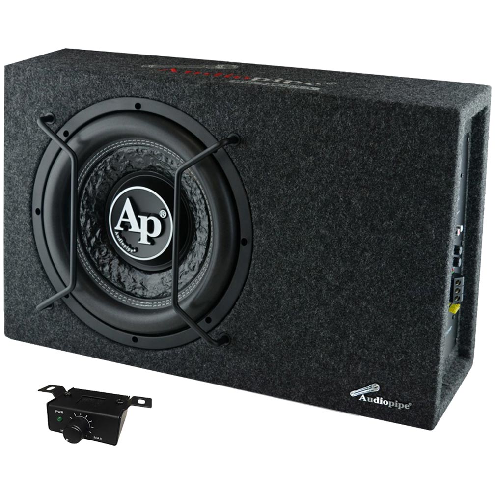  Audiopipe APSBXF12AMP Single 12" Sealed Bass Enclosure 600W Max 