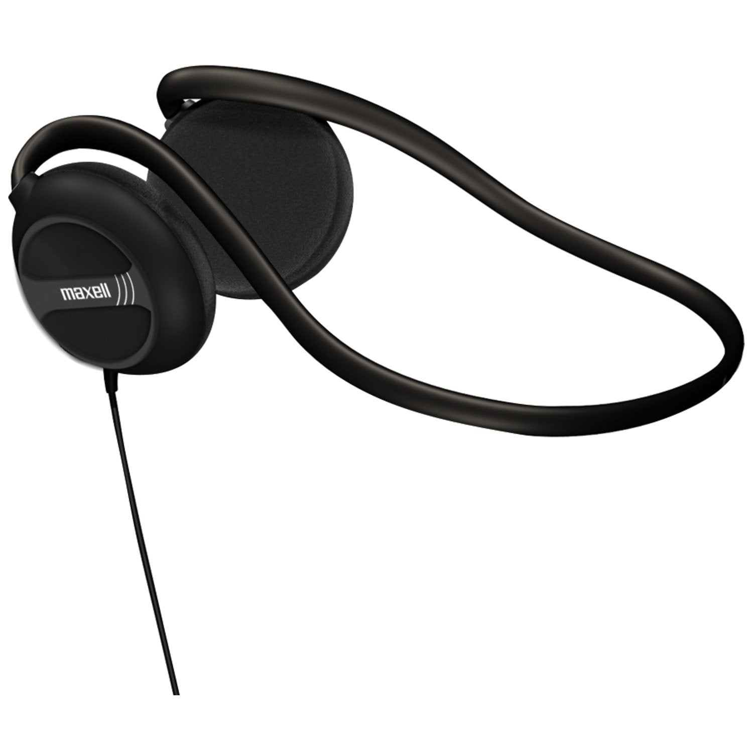  Maxell 190316 Neckband Stereo On-Ear Headphones w/Swivel Earcups 