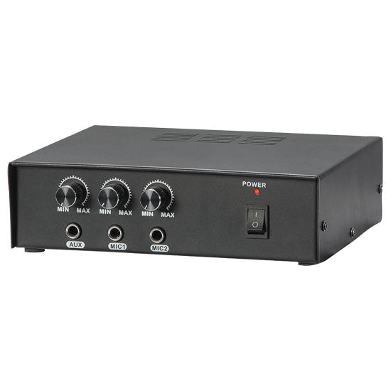  Pyle PMSA20 Compact PA Public Address Amp 1/4" Audio/Microphone Inputs (50 Watt) 