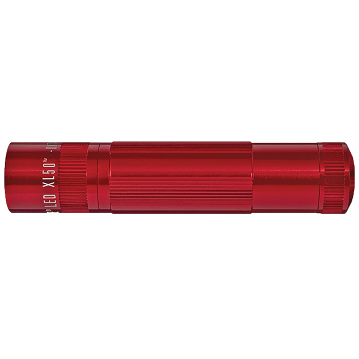  Maglite XL50S3036 3Cell AAA Led Flashlight Red 