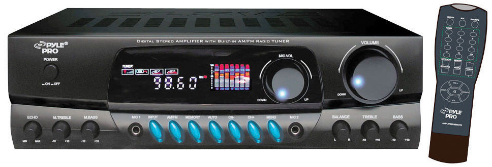  Pyle PT260A 200 Watts Digital AM/FM Stereo Receiver 