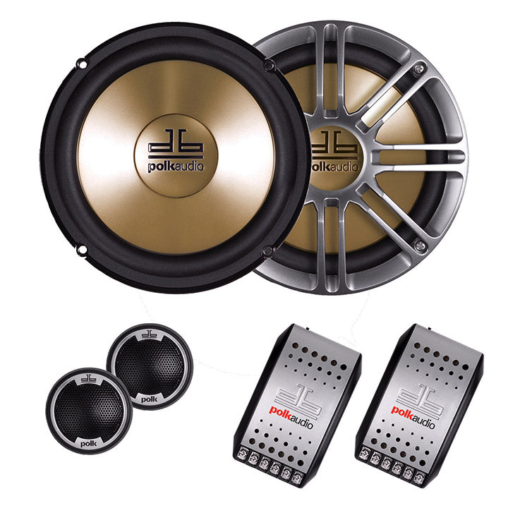  Polk Audio DB6501 6.5-Inch 2-Way Component System (Pair, Silver) 