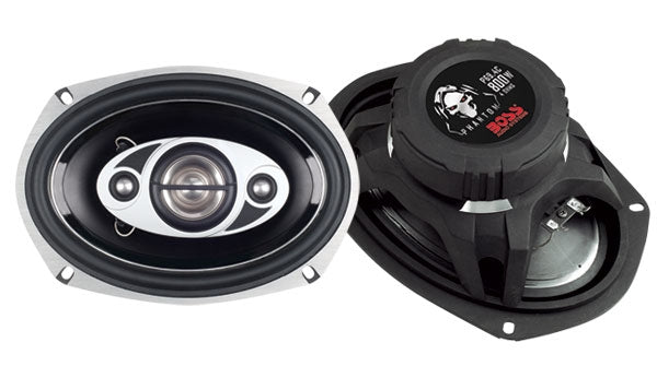  BOSS AUDIO P69.4C Phantom 6" x 9" 4-way 800-watt Full Range Speakers 