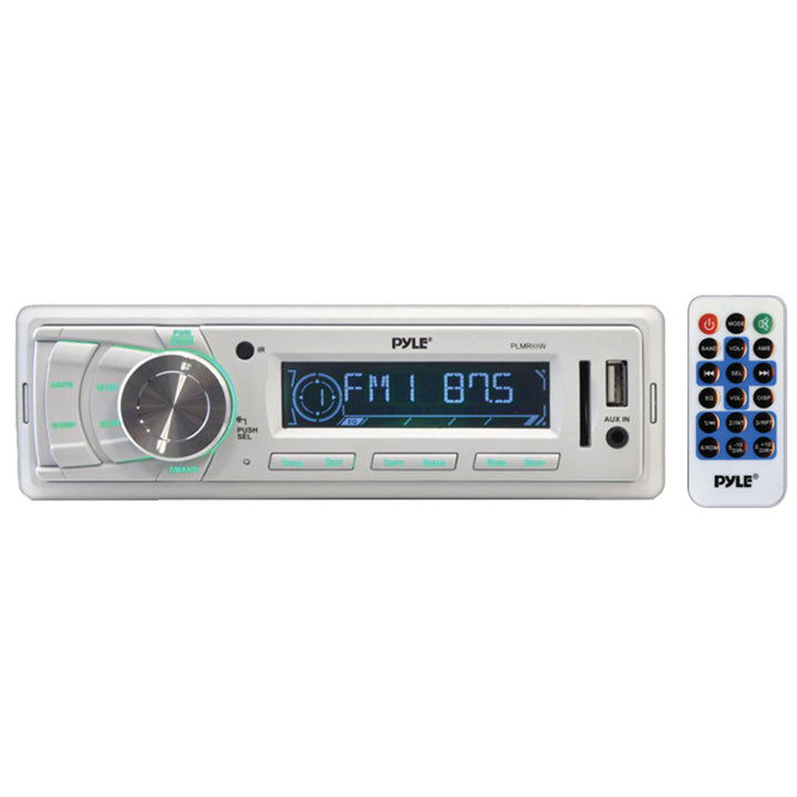  Pyle PLMR88W AM/FM-MPX IN-Dash Marine MP3 Player/USB & SD Card Function 