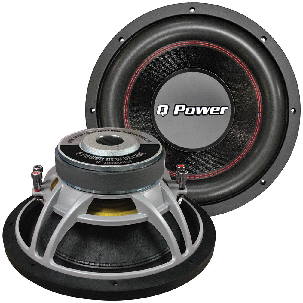  Qpower QPF12D 12 Woofer deluxe series DVC basket 70oz. magnet 1500 watts 