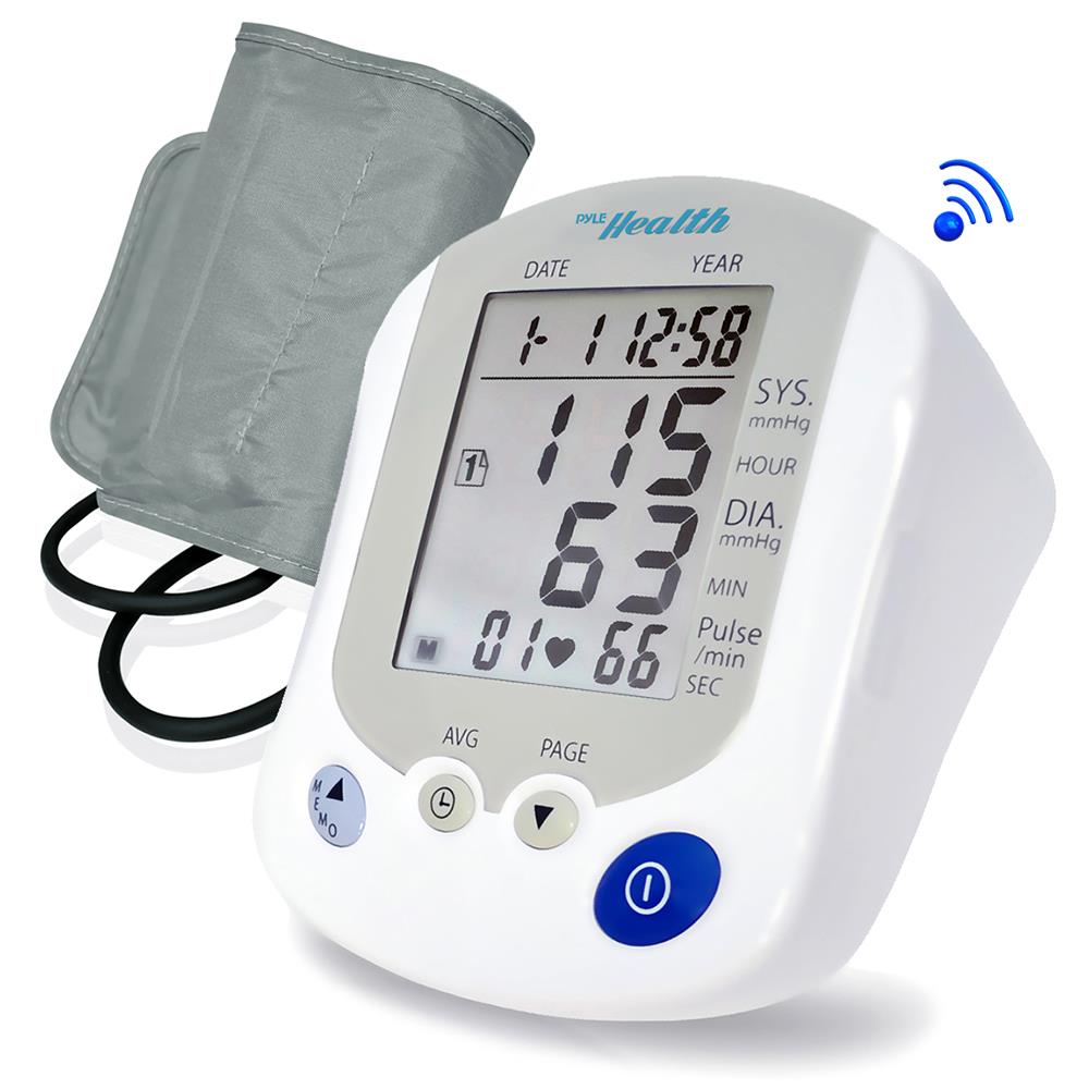  Pyle PHBPB20 Bluetooth Blood Pressure Monitor with Downloadable Health Tracking App 