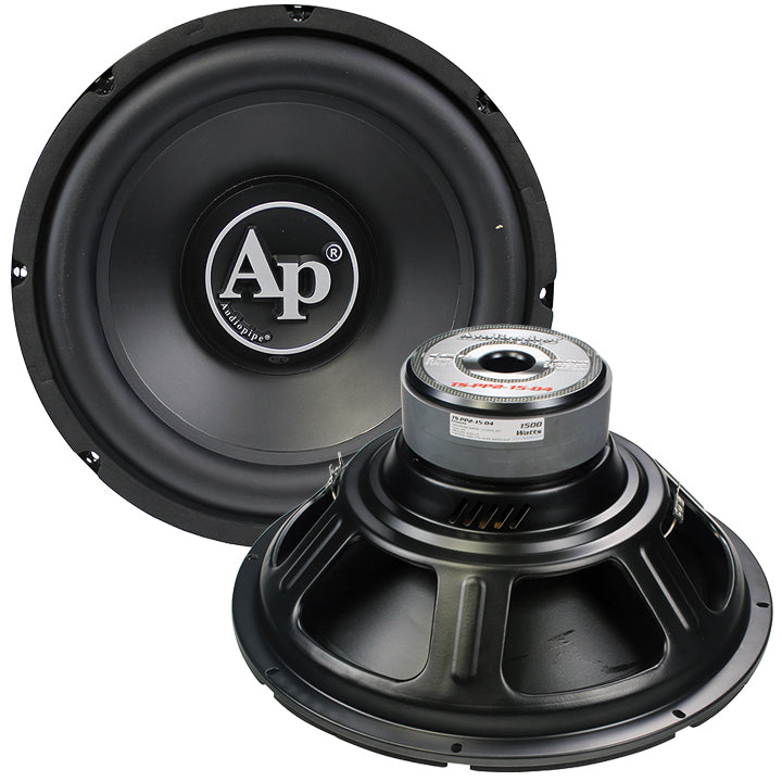  Audiopipe TSPP215D4 15" Woofer Dual 4 Ohm 1500W Max 