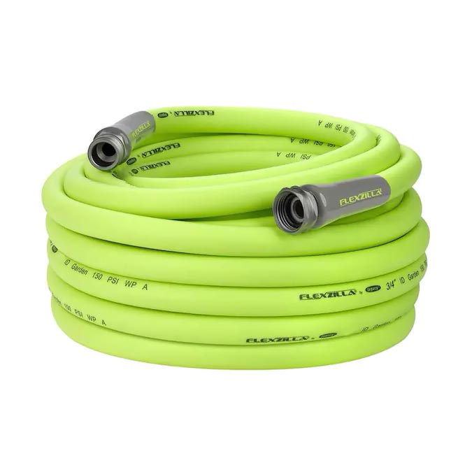  Flexzilla HFZG675YW Garden Hose 3/4In X 75Ft 3/4In 11 1/2 Ght Fittings 