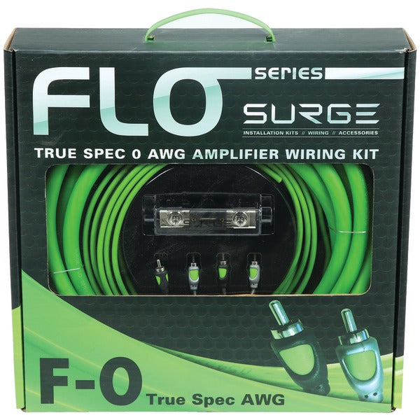  Surge F-0 Flo Series Amp Installation Kit (0 Gauge, 5,000 Watts) 