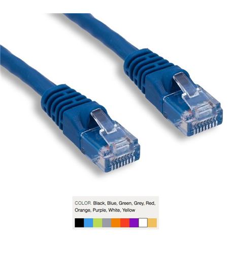  Wavenet 6E04UMBK-PC-03 Cat6 Patch Cord Booted 3' Black 