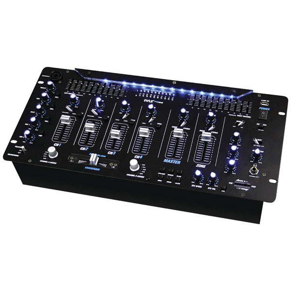  Pyle PYD1964B 6-Channel Bluetooth DJ Mixer 