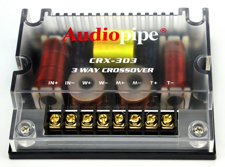  Audiopipe 3 Way Crossover CRX-303 300 Watts Passive Crossover Car Audio 4 Ohm 