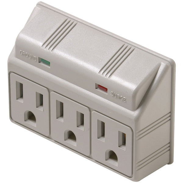  Steren 905-304 3-Outlet 270 Joules Plug-In Surge Protector 