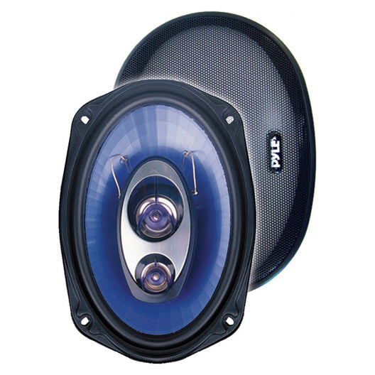  Pyle PL683BL 6X8" 3-WAY 360W Blue Label 360W Speakers 