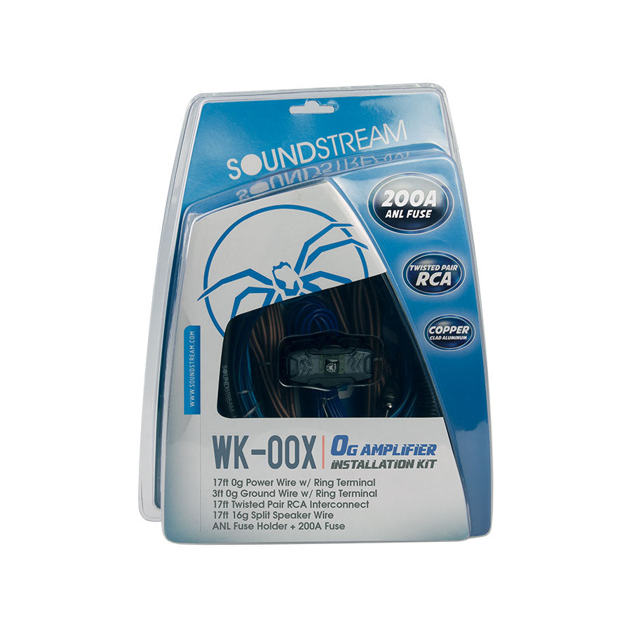  SoundStream WK00X 0 Gauge Installation kit w/200A ANL Fuse 