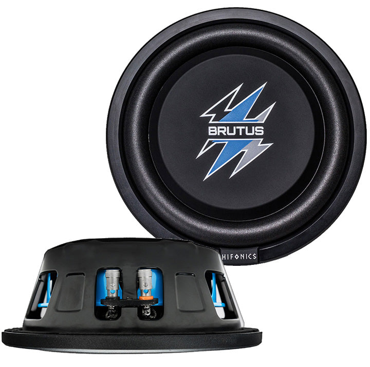  Hifonics BXS8D4 8" Brutus Series Shallow Subwoofer 400W Max 4 Ohm DVC 