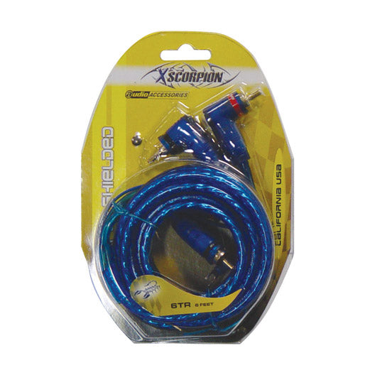  XScorpion 6TR 6Ft. RCA Cable with Remote Wire 