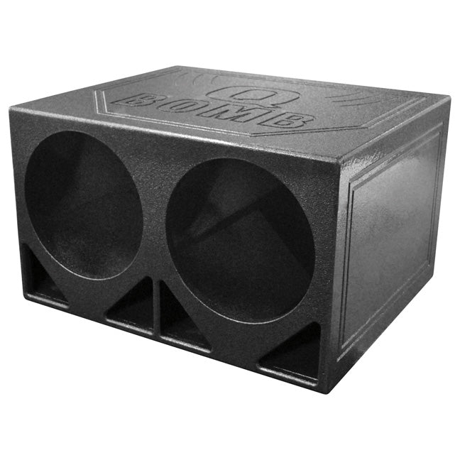  Qpower QBOMB12TB Dual 12" Woofer Box "Q Bomb" Turbo Ported 