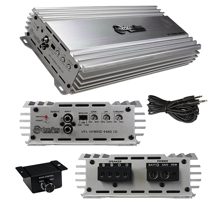  American Bass VFL44801D 4400 Watt Class D Monoblock Amplifier 