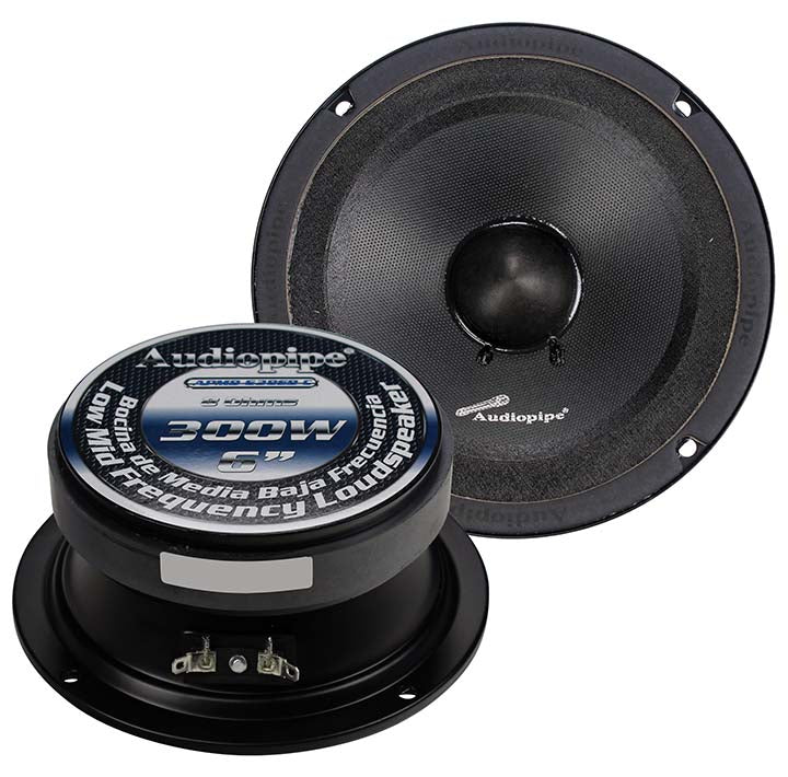  Audiopipe APMB638SBC 6" Mid Range Loud Speaker (each) 