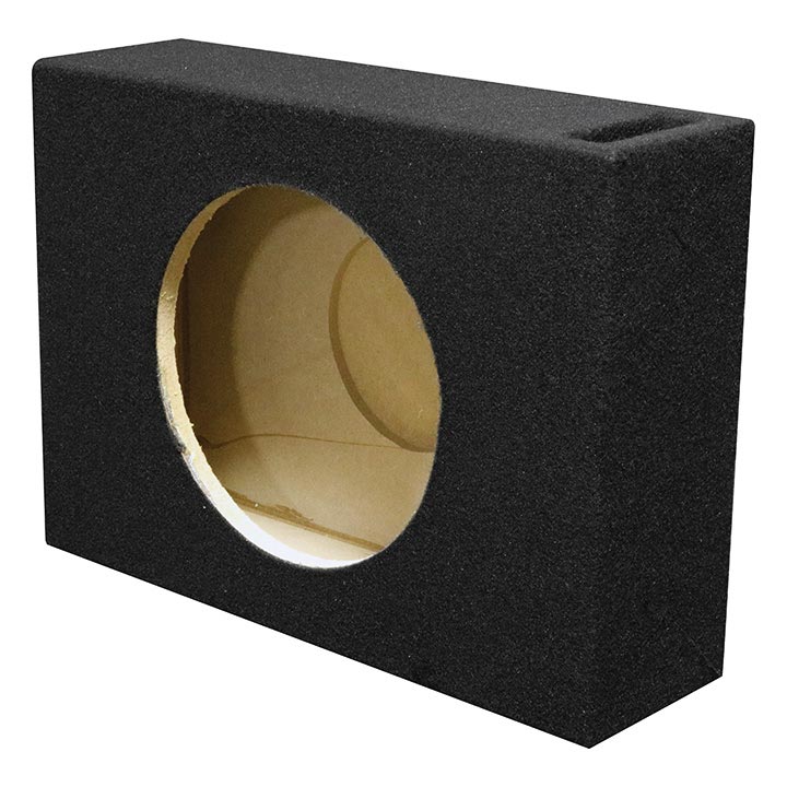  Qpower QSHALLOW110V Single 10" Shallow Vented Woofer Box 